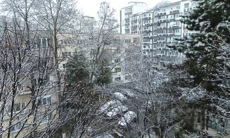 A revenit iarna la Cluj! Ninsori şi precipitații mixte