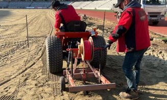 Inspecția UEFA la Cluj Arena! Cum decurg lucrările la gazon