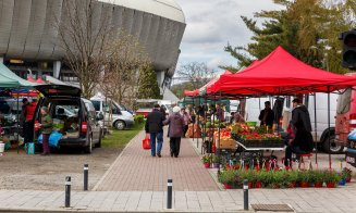 Clujenii pot cumpăra produse tradiționale românești din piața amenajată lângă Cluj Arena