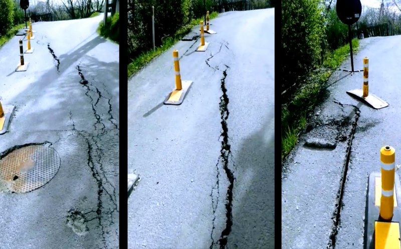 Strada Uliului din Cluj-Napoca o ia la vale / ”Acolo se surpă dealul cu totul”