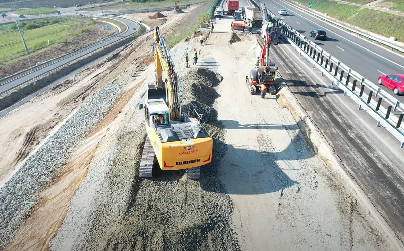 Autostrada A10 Sebeș-Turda: Luminiţa de la capătul... lucrărilor la alunecarea de teren