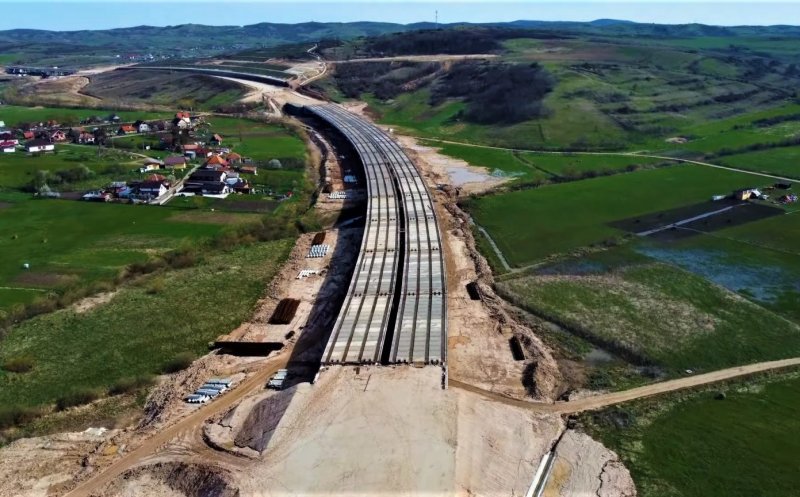 Un tronson de 30 km a autostrăzii Transilvania, la 55%! Au apărut însă două mai probleme