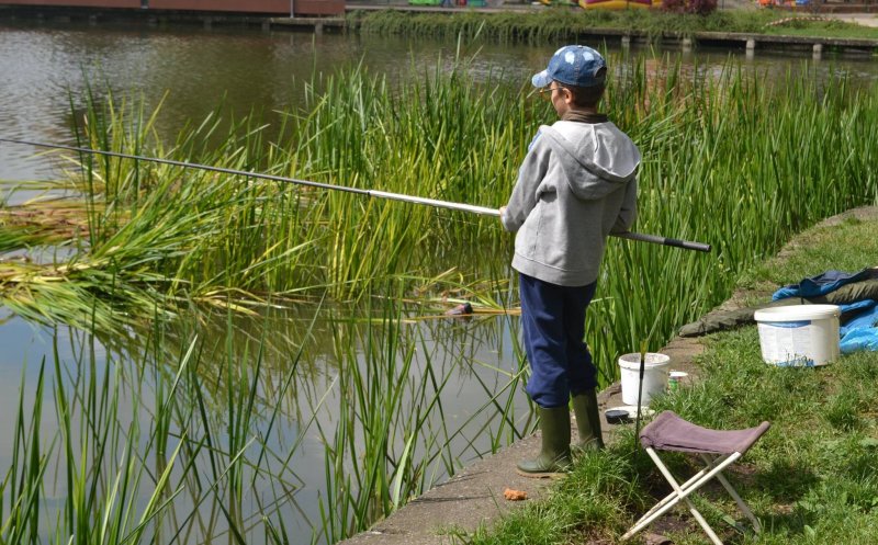 Concurs de pescuit pe lacul I Gheorgheni din Cluj-Napoca, de Ziua Copilului. Participarea este GRATUITĂ