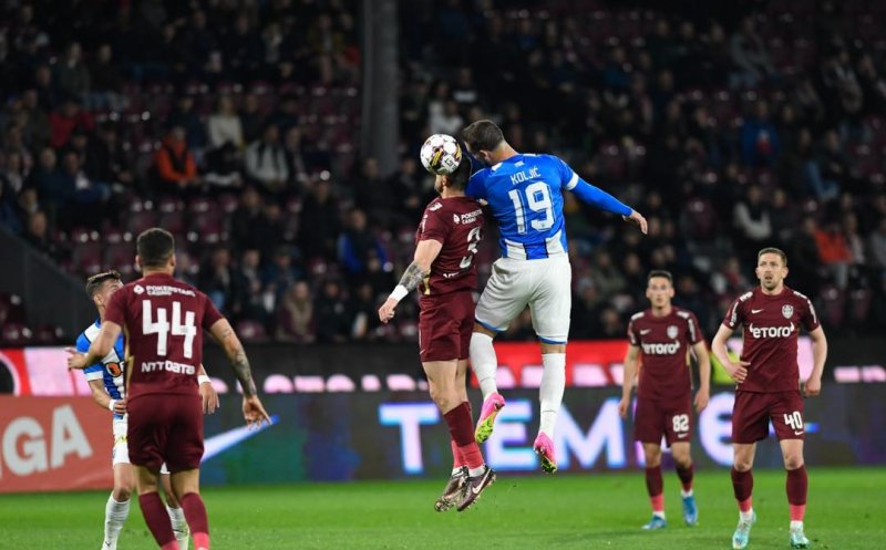 CFR Cluj și CS U Craiova s-au încurcat reciproc. Titlul, misiune imposibilă pentru "feroviari"