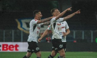 Obiectiv îndeplinit. "U" Cluj a învins fără emoții Chindia și și-a asigurat menținerea în Superligă