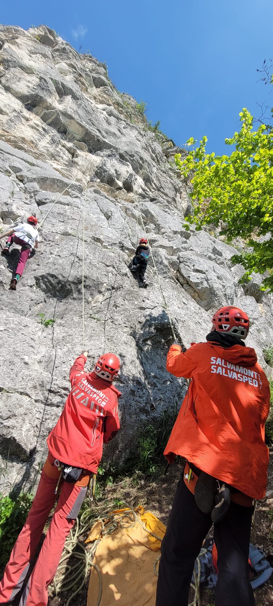 Lecții la înălțime pentru zeci de elevi din Cluj: inițiere în tehnici de alpinism și escaladă sportivă, în Cheile Turzii