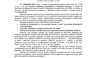 Anunț demarare proiect