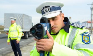 Șofer prins cu 127km/h în Cluj. Și-a luat adio de la permis și a primit o amendă uriașă