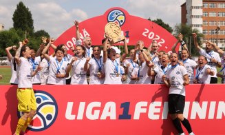 "U" Olimpia Cluj a cucerit un nou titlu de campioană la fotbal feminin