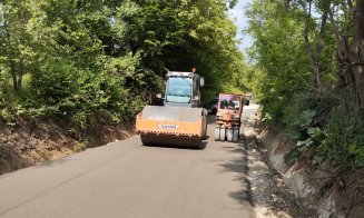 Cel mai nou drum județean al Clujului este în reparație! Urmează asfaltarea