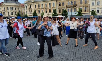 A șaptea zi de grevă generală în Învățământ. Profesorii clujeni protestează în Piața Unirii