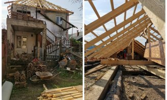 Mobilizare exemplară pentru o familie din Cluj care a rămas fără casă în urma unui incendiu. S-au strâns zeci de mii de lei pentru renovare