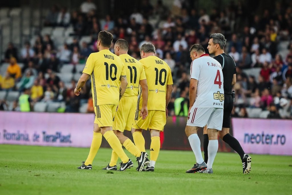 Sports Festival 2023. Recital de fotbal pe Cluj Arena: 8 goluri la România All Stars - Galatasaray Legends