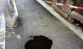 "Gaură neagră" misterioasă în Cluj-Napoca