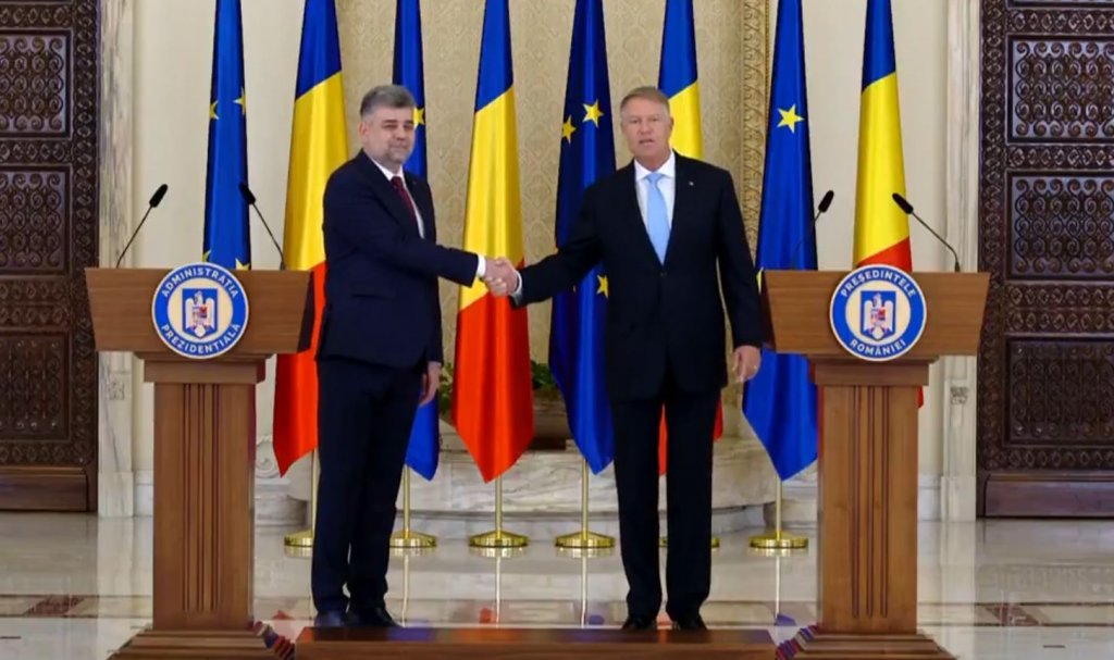 Iohannis l-a desemnat pe Marcel Ciolacu premier