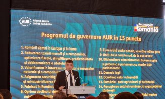 AUR și-a prezentat programul de Guvernare la Cluj: „Oamenii de rând de aici nu își mai permit să trăiască în propriul oraș”