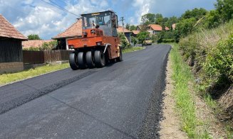 Se lucrează de zor la un important drum județean din Cluj. Ce le-a cerut Tișe constructorilor