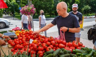 Boc, cumpărături de weekend în piața de lângă Cluj Arena