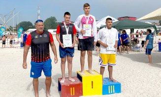 Medalii de aur pentru juniorii de la CSM Cluj-Napoca, la Campionatul Național de Lupte pe Plajă