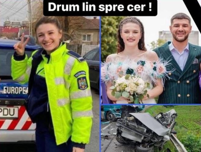 Momente triste la Cluj! Cei doi tineri polițiști, morți în accidentul din Șaula, vor fi conduși pe ultimul drum
