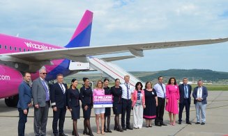 Aniversare la Aeroportul din Cluj-Napoca: Pasagerul cu numărul 17 MILIOANE al Wizz Air
