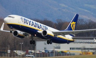 Probleme pentru un zbor Ryanair! Trebuia să ajungă la Iași, dar a aterizat la Cluj