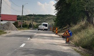 Reparații pe un nou drum județean din Cluj. Urmează turnarea asfaltului