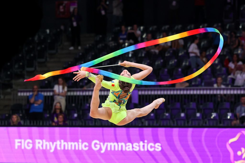 Performanță istorică pentru gimnastica ritmică românească, la BT Arena din Cluj-Napoca