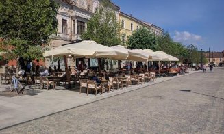 Se scot la licitație terasele și chioșcurile din centrul Clujului. Câți bani face primăria din chirie