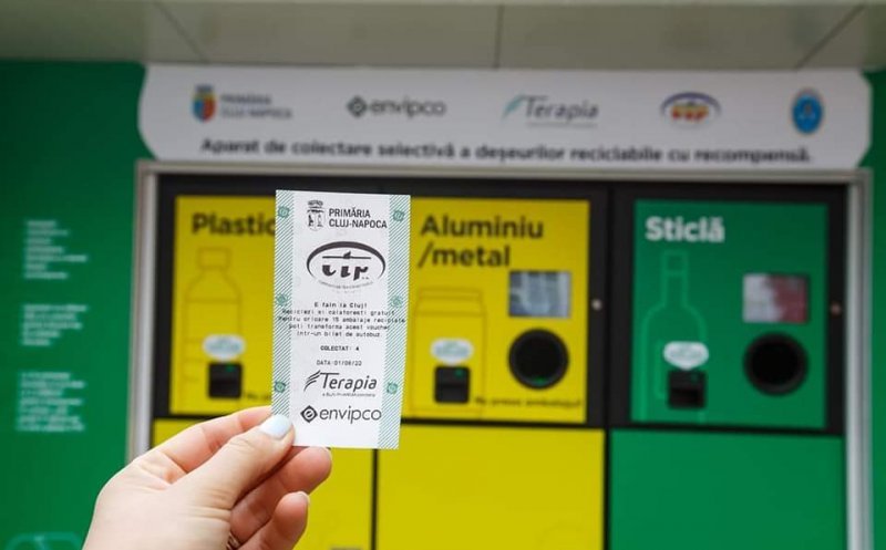 CONTAINER de reciclare pentru bilete GRATIS de BUS și în Gheorgheni! Ce trebuie să faci
