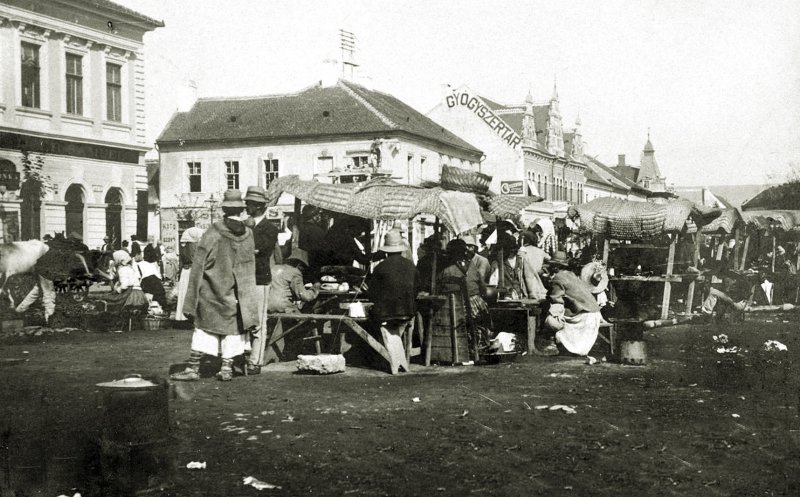 Clujul vechi: Piața Avram Iancu 1908