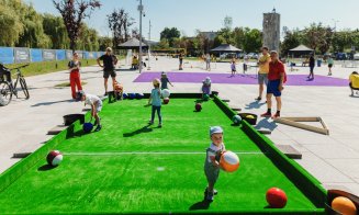 A început joaca pe platoul MODERNIZAT al Sălii Sporturilor "Horia Demian". Ce poți face la Urban Playfield