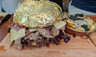 Ce conține cel  mai scump burger din lume, care se vinde la Cluj: 6.200 de euro. Se va numi Cristiano Ronaldo și se va vinde în perioada Untold