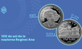 BNR va lansa o monedă din argint cu tema 100 de ani de la naşterea Reginei Ana