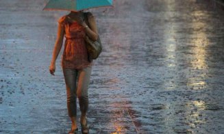 Avertizare de vreme rea în județul Cluj. Cod galben de ploi torențiale