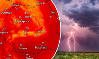 Furtunile și canicula lovesc România. Cum va fi vremea la Cluj în următoarele zile