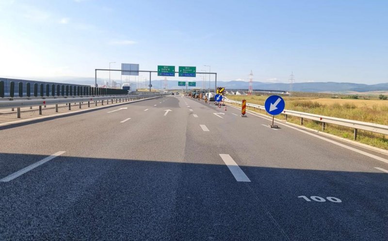 Restricții de circulație Autostrada A10 Sebeș-Turda. Se repară drumul