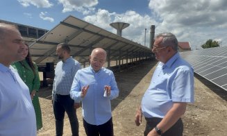 Clujul are un nou parc fotovoltaic. Boc: „30% din energia folosită pentru a încălzi apartamentele cu termoficare e produsă de panouri”