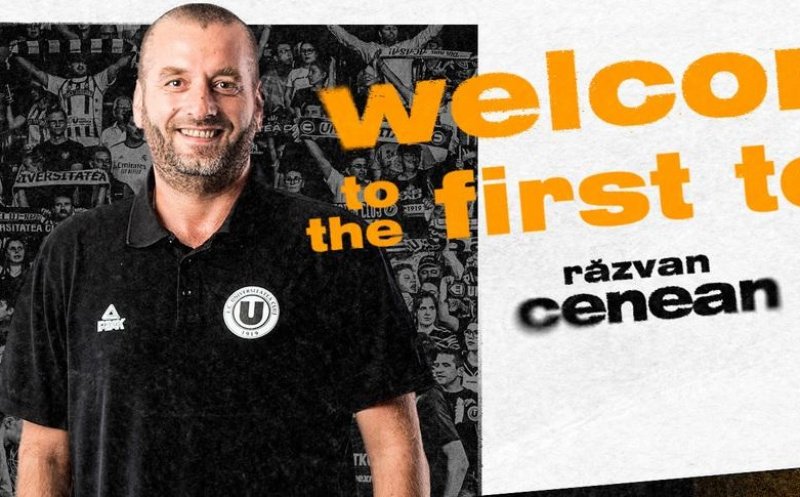 Un nou antrenor secund la U-BT. Răzvan Cenean va face parte din staff-ul lui Mihai Silvășan