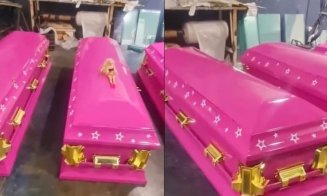 Nebunia Barbie: Firmă de pompe funebre produce deja sicrie roz cu căptuşeală