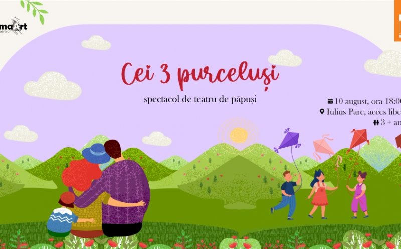 Teatrul de păpuși reîncepe stagiunea pentru copii, în Iulius Parc