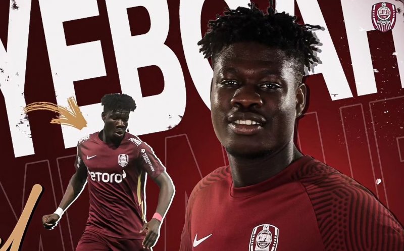 Mutare surprinzătoare. CFR Cluj l-a vândut pe Emmanuel Yeboah