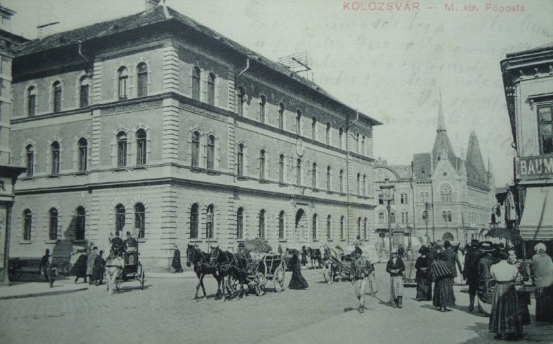 Palatul Poștei, prima clădire din Cluj cu ușă rotativă