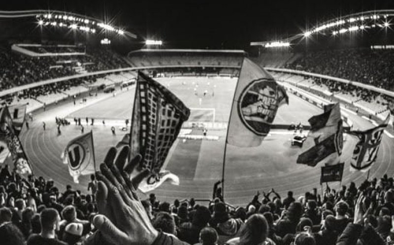 DERBY DE CLUJ: Coregrafie pregătită de galeria Universității pe Cluj-Arena / Apel la fair-play și respect