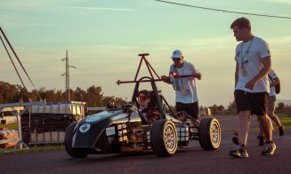 Mașina creată de echipa Universității Tehnice Cluj-Napoca a concurat în circuitul Formula Student din Cehia