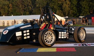 Mașina creată de echipa Universității Tehnice Cluj-Napoca a concurat în circuitul Formula Student din Cehia