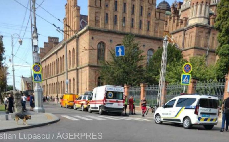 Alertă cu bombă la o facultate din Ucraina. Profesorii și studenții au fost evacuați