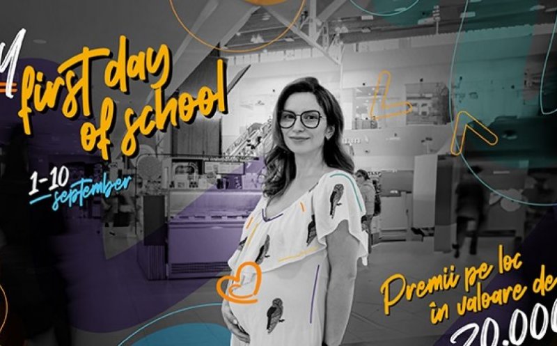 E timpul pentru „My first day of school” și la Iulius Mall Cluj. Echipează-te pentru un nou an școlar, descoperă povești despre prima zi și câștigă premii!
