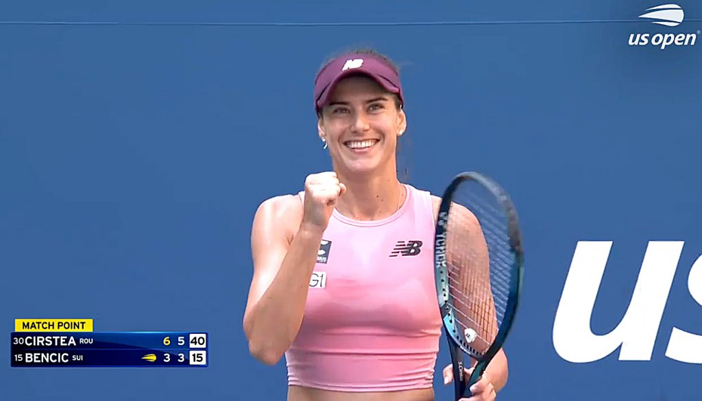 Sorana Cîrstea s-a calificat în sferturile de finală la US Open. Are asigurat un premiu de aproape jumătate de milion de dolari