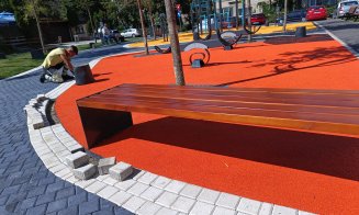Ultimele finisaje la cel mai nou loc de joacă din Mănăştur